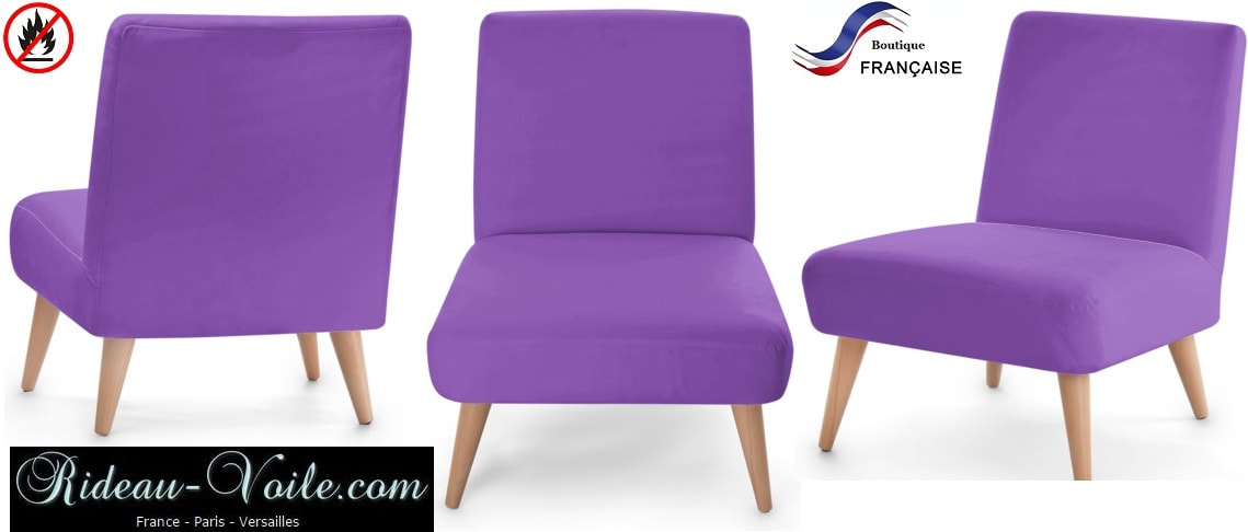 fauteuil d'appoint petit adorable siège assise chaise tapisserie tissu suédine velours ras lampe abat-jour lampadaire