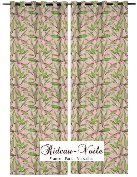 textile haut gamme Paris tissu motif imprimé exotique tropicale animal plante fleur feuilles au mètre rideau