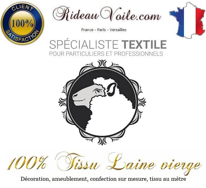tissu laine vierge motif carreaux vichy décoration ameublement au mètre boutique comment acheter achat rideau couette 