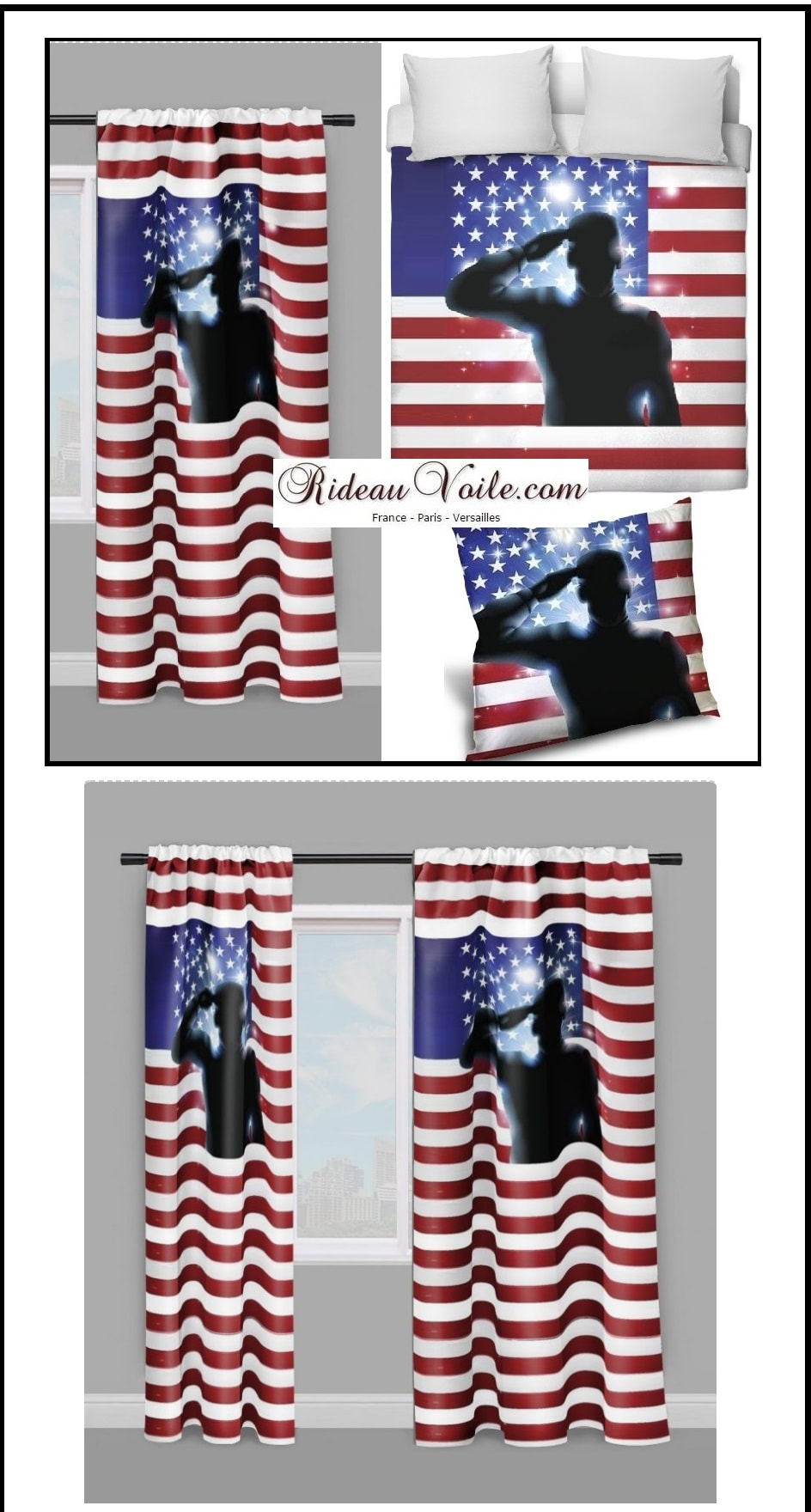 statut de la liberté imprimé motif tissu tissus textile ameublement décoration USA