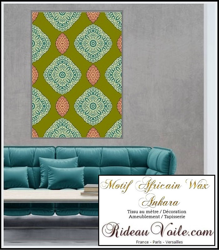 ANKARA FABRIC STORE AFRICAN DECORATION AFRICAN DRAPE METER. upholstery fabric, tissu motif africain, rideau motif africain, couette motif africain, décoration africaine, tissu wax ankara,