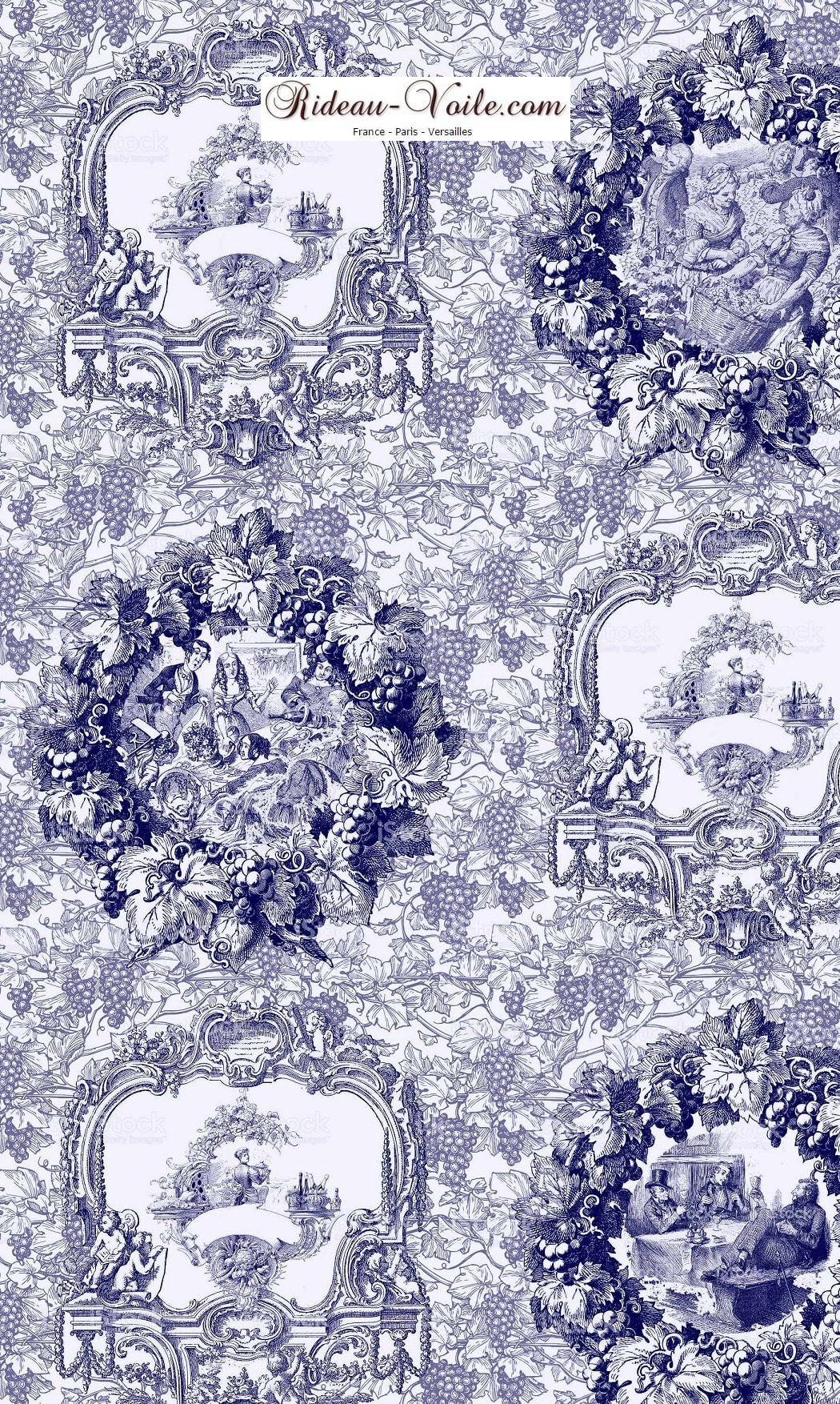 Tissu imprimé bleu Tissu au mètre comment acheter trouver boutique Paris toile de jouy  pour décoration, agencement,  haut gamme sur mesure. Papier peint, luminaire, abat-jour, rideau, couette et coussin. ignifugé, occultant, Versailles, Nice, Monaco.