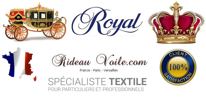 spécialiste tissu textile ameublement fleur de lys style empire décoration luxe France Paris 