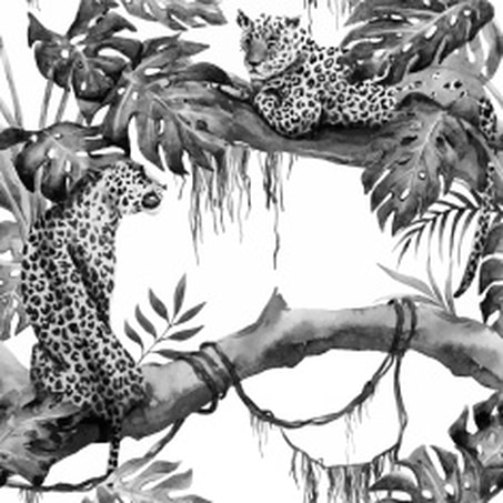 branche arbre paysage safari kenya housse de couette tissu motif style exotique tropical plantes imprimé ameublement