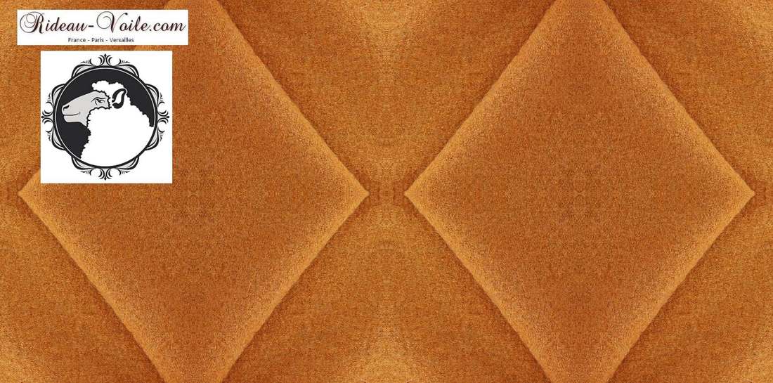 tissu laine lainage orange ameublement coussin lit rideau plaid au mètre laine vierge bouillie