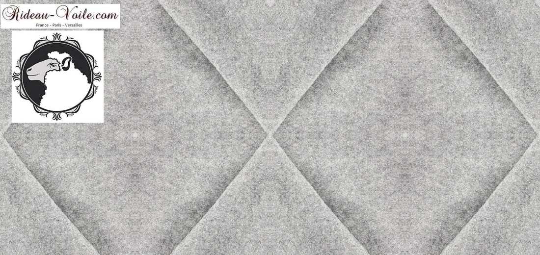 gris clair pastel tissu texture matière rideau plaid au mètre laine vierge ameublement décoration tenture sur mesure