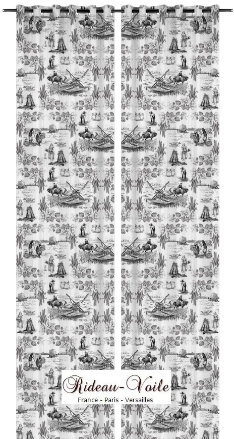 tissu imprimé Toile de Jouy ameublement décoration fabrics pattern Empire French pattern upholstery drapes personalized curtain