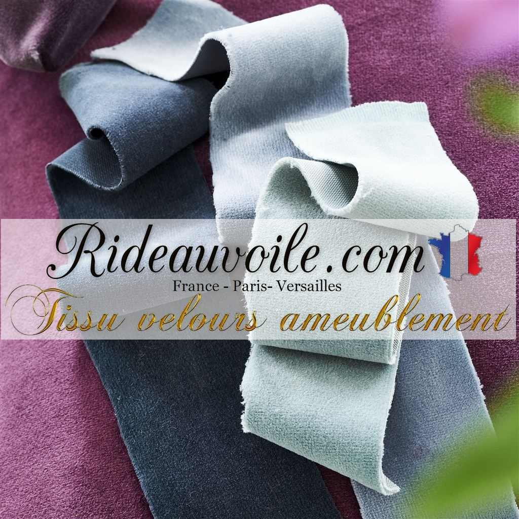 tissu textle ignifugé ignifuge occultant cotton velours rideau décoration événement luxe haut gamme