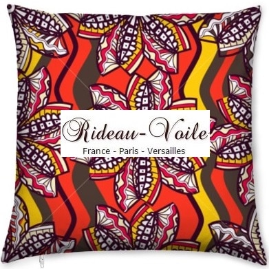 design tendance rideau coussin couette tissu textile motif imprimé pagne wax style africain Afrique kente bazin bogolan au mètre décoration ameublement