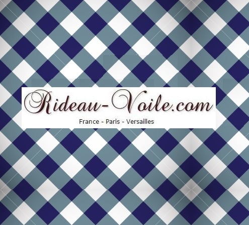argyle bleu blanc losange tissu motif à carreaux carré vichy ameublement décoration rideau housse de coussin couette au mètre