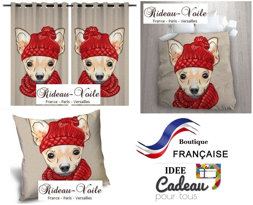 Chats & Chiens adorent Tapisserie Rideau Ameublement Tissu de coton matériau Pets