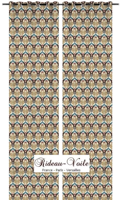 mosaîque arabesque traditionnel artisanat tissu rideau coussin couette motif afrique oriental maghreb arabe ethnique ameublement décoration sur mesure au mètre style Maroc berbère 